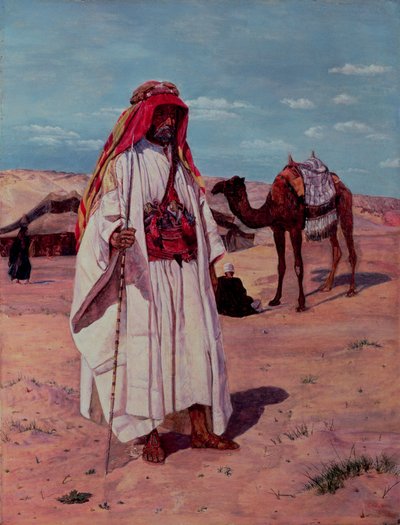 Sir Richard Burton in Arab Dress by Thomas Seddon